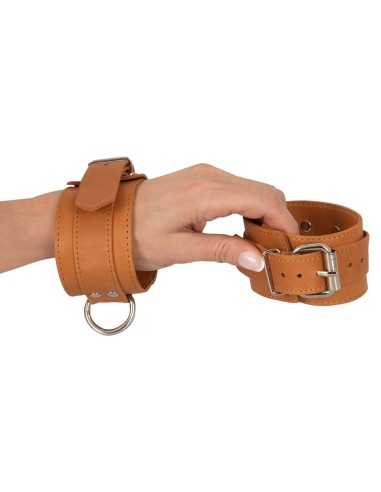 Leather Cuffs natural