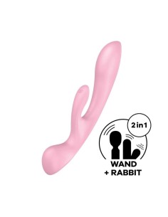 SATISFYER TRIPLE OH - ROSA