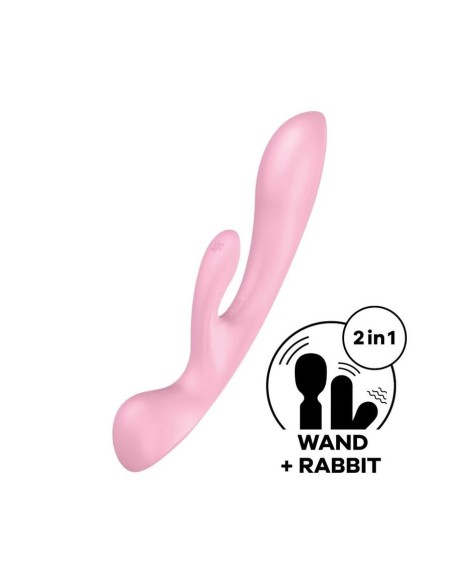 SATISFYER TRIPLE OH - ROSA