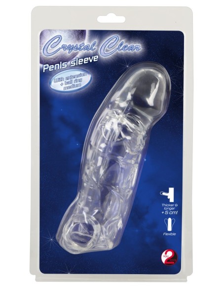 Crystal Clear Penis Sleeve wit
