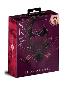 SECRET KISSES ROSEGASM 5PC HOGTIE SET