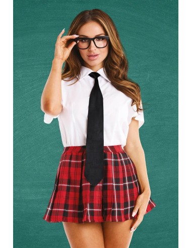 TEACHERS PET WOMEN'S 4 PC PRIVATE SCHOOL SWEETHEART COSTUME