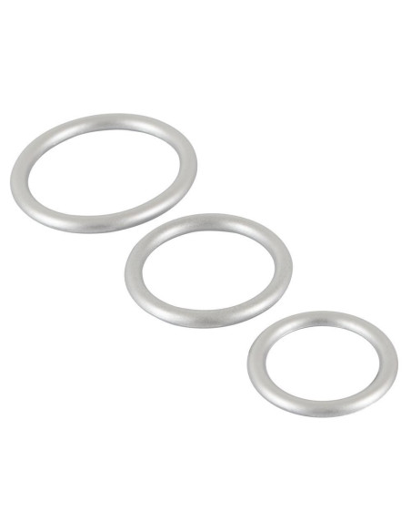 Metallic Silicone Cock ring se acquista online su Porky's Store