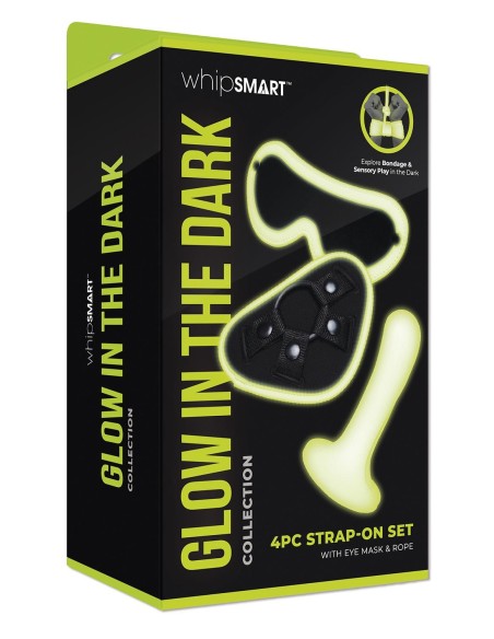 WHIPSMART 4 PCS GLOW IN THE DARK STRAP-O