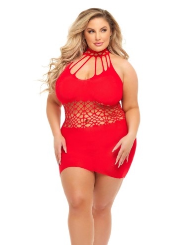 RICH B PHASE DRESS RED