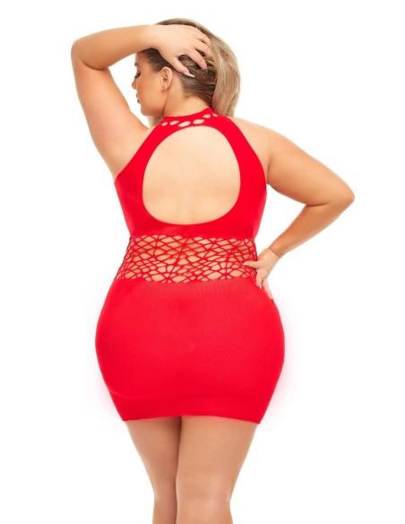 RICH B PHASE DRESS RED