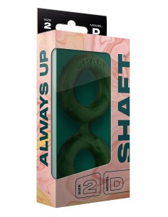 SHAFT DOUBLE C-RING MEDIUM GREEN
