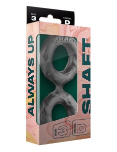 SHAFT DOUBLE C-RING LARGE GRAY