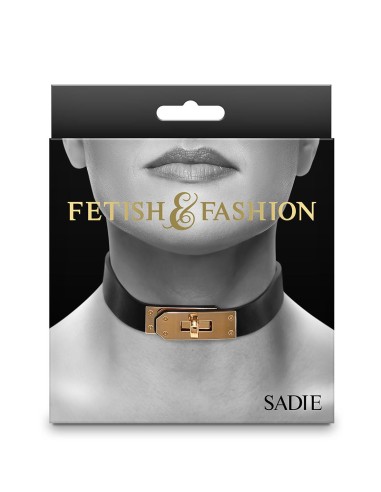 FETISH & FASHION SADIE COLLAR BLACK