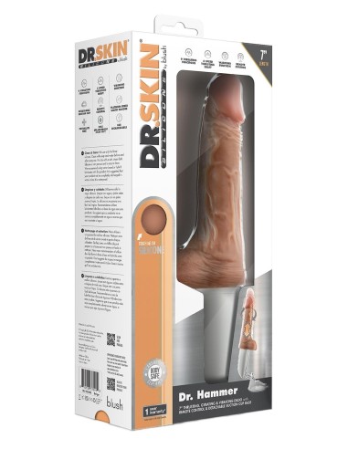 DR. SKIN SILICONE DR. HAMMER 7 INCH THRU