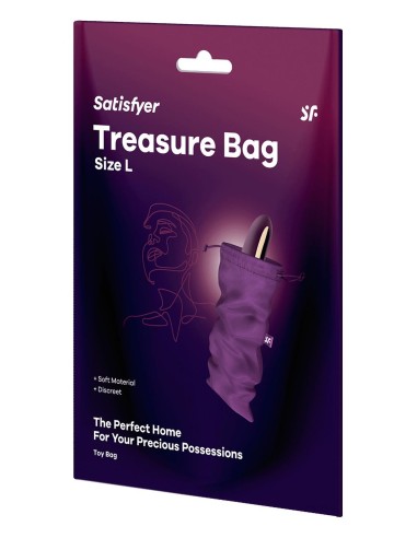 SATISFYER TREASURE BAG L PURPLE