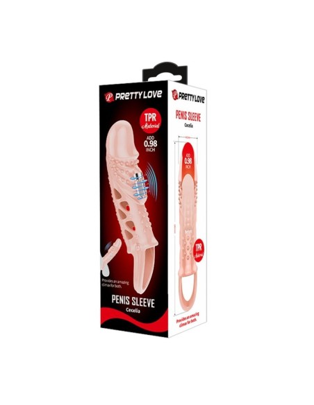 Pretty Love Penis Sleeve Cecilia Flesh