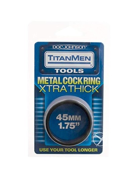 TITANMEN METAL RING XTRA 45 MM BLACK