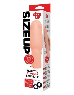 SIZE UP 4 INCH EXTRA REALISTIC PENIS EXT