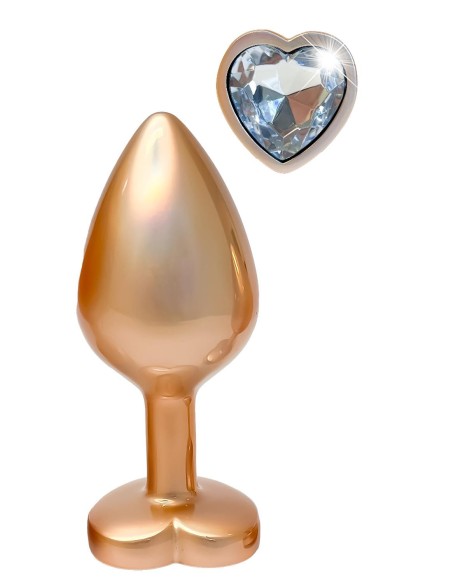 GLEAMING LOVE PEARL GOLD PLUG MEDIUM