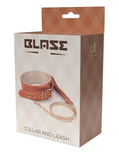 BLAZE ELITE COLLAR AND CHAIN COGNAC VEGA