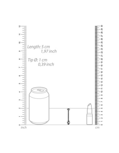 Metal Penis Plug - 0.4 / 10 mm