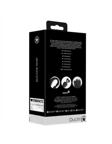 Beginners Silicone Whip - Black