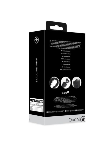 Beginners Silicone Whip - Black