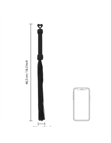 Beginners Silicone Whip - Black