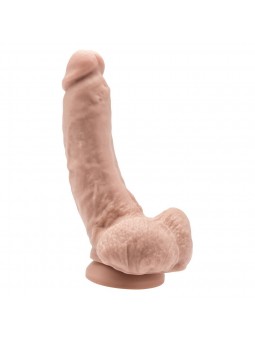 Dildo 8 Inch With Balls - Skin