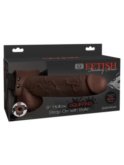 FF 9 Hollow Squirting Strap-On