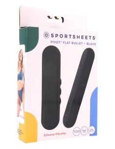 SPORTSHEETS PIVOT FLAT BULLET BLACK 2