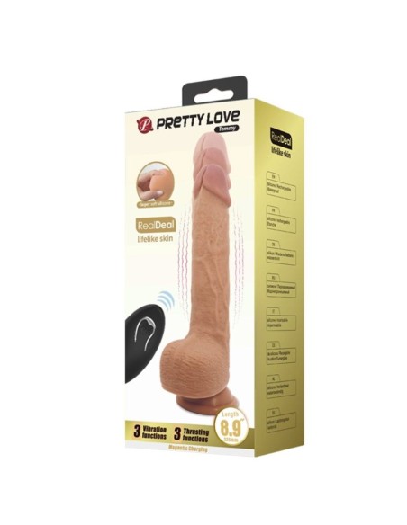 Pretty Love Tommy 8,9" Vibrating Dildo