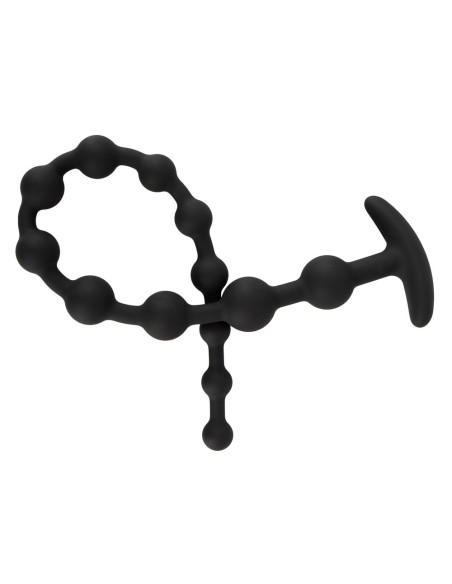 Black Velvets Anal Beads Silic