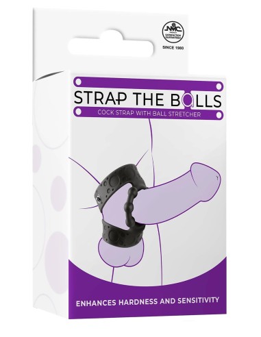 NMC SILICONE COCK STRAP WITH BALL STRETC