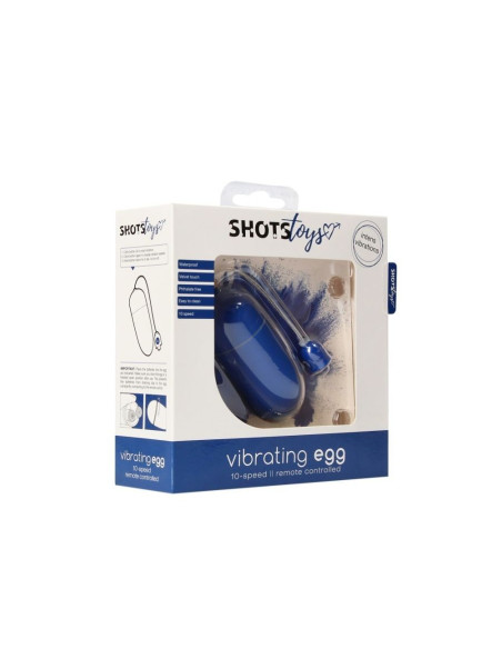 10 Speed Vibrating Egg - Blu acquista online su Porky's Store
