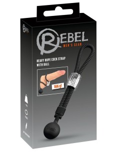 Rebel Heavy Rope Cock w Ball