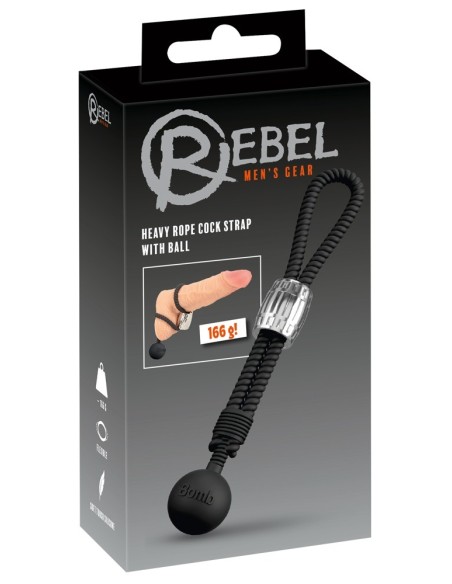 Rebel Heavy Rope Cock w Ball