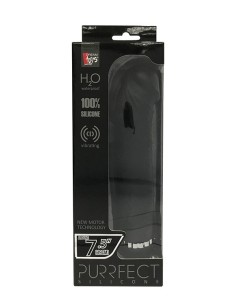 PURRFECT SILICONE DELUXE 7.5INCH BLACK