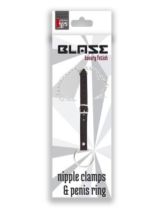 BLAZE PENIS RING & NIPPLE CLAMPS