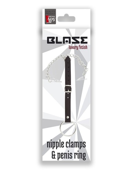 BLAZE PENIS RING & NIPPLE CLAMPS