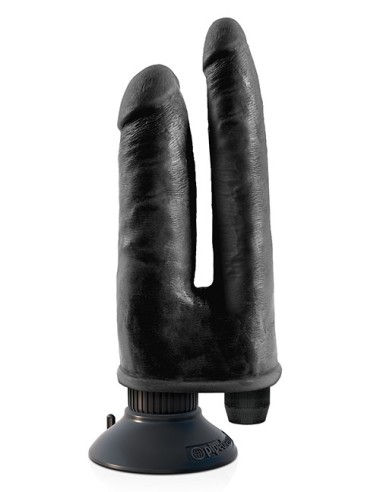 KING COCK VIBR. DOUBLE PENETRATOR BLACK