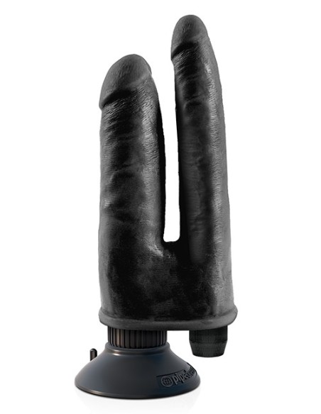 KING COCK VIBR. DOUBLE PENETRATOR BLACK