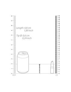 Ribbed Hollow Penis Plug - 0.2 / 6 mm 2