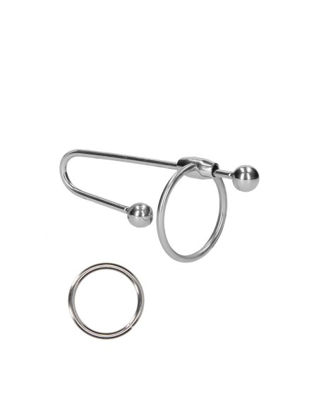 Stainless Steel Penis Plug with Ball - 0