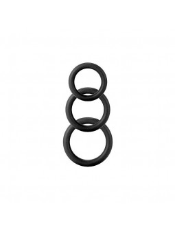 Twiddle Rings 3 Sizes Black