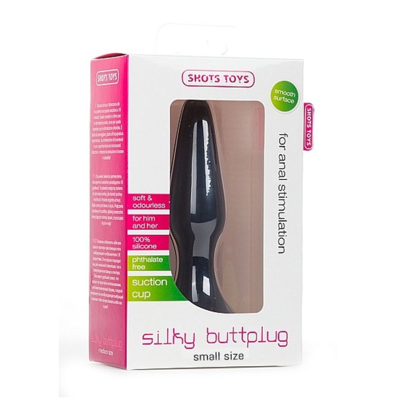 Silky Buttplug - Small - Black acquista online su Porky's Store