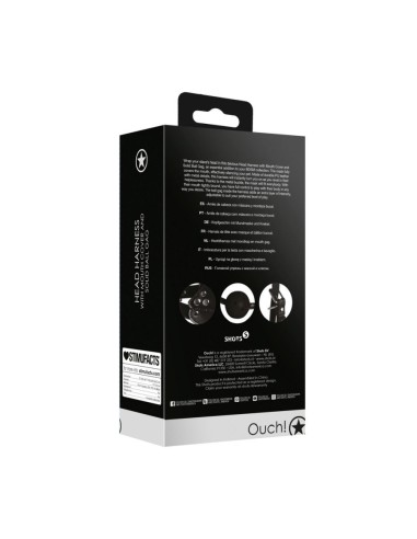 Head Harness with Mouth Cover and Solid