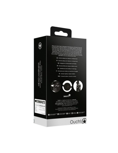 Head Harness with Mouth Cover and Solid