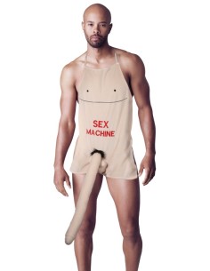 Apron with a plush penis