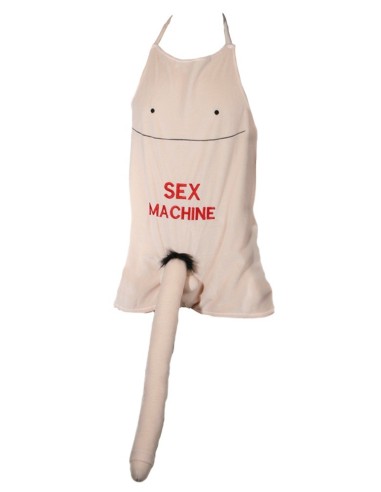 Apron with a plush penis