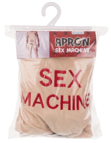 Apron with a plush penis