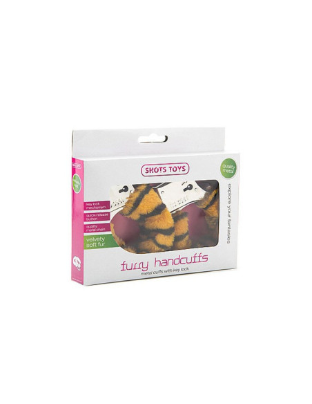 Furry Handcuffs - Tiger acquista online su Porky's Store