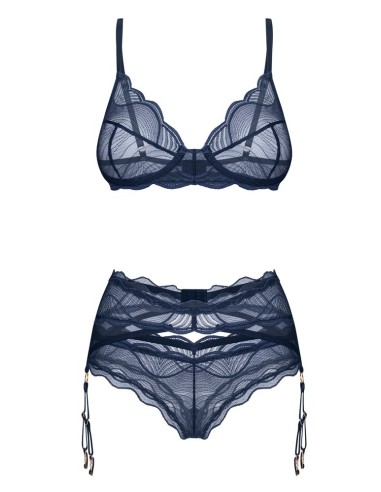 Suspender Set Nightly Blue