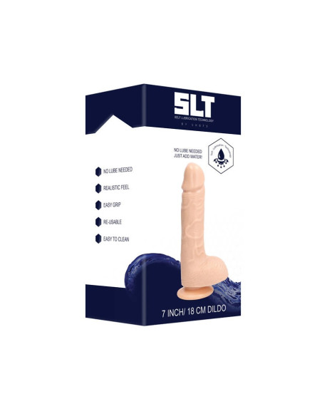 Self Lubrication 7 Inch Dong - Flesh acquista online su Porky's Store